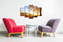Wallity Cuadro Decorativo en Lienzo 5 Piezas 5PUC-030 Multicolor